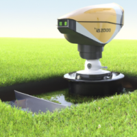 einen Worx-Rasenroboter Vision, der auch noch den Rasen bewässert