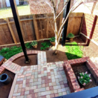 Brick patio backyard ideas