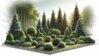 Coniferous Plant Front Yard Design Ideas to Wow Your Neighbors