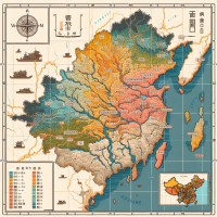 请提供江苏省的地图，要标明苏南和苏北，用英文标注